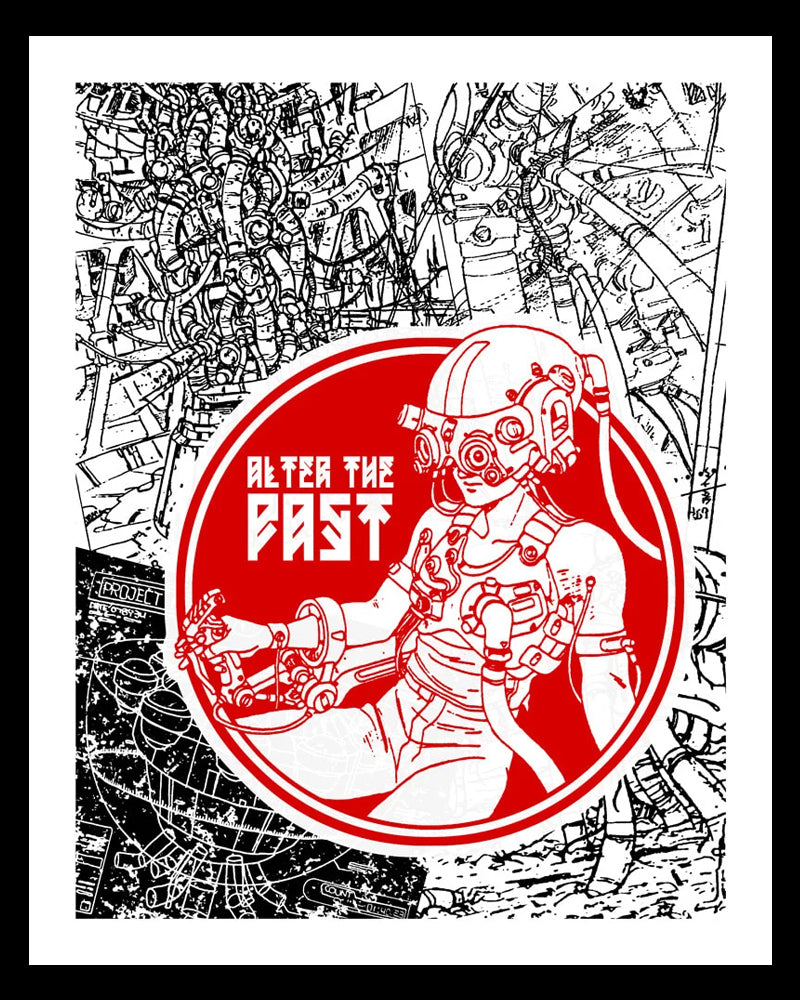 "Mech Pilot" 16"x20" Screen Print