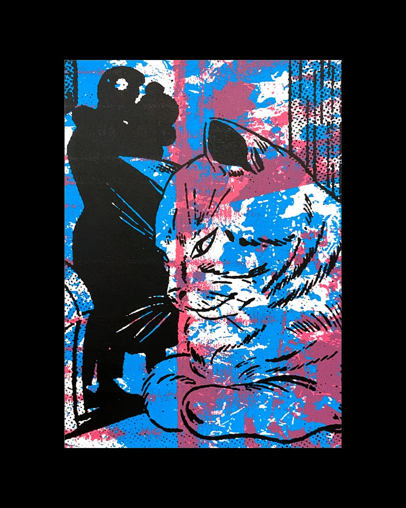 "Scheming" 5"x7" Screen Print