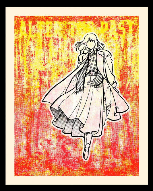 "Floating in the Flames" 16"x20" Screen Print