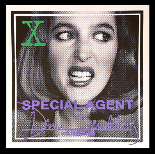 "Scully" 12"x12" Screen Print